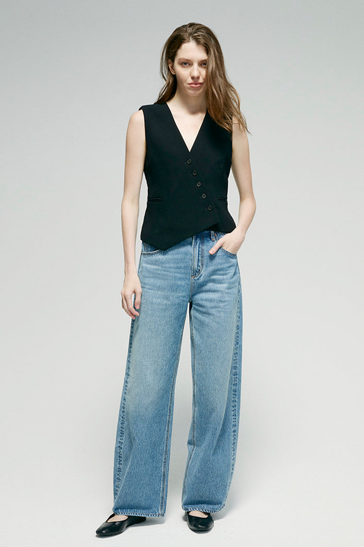 Slope Curve Jeans HJ039