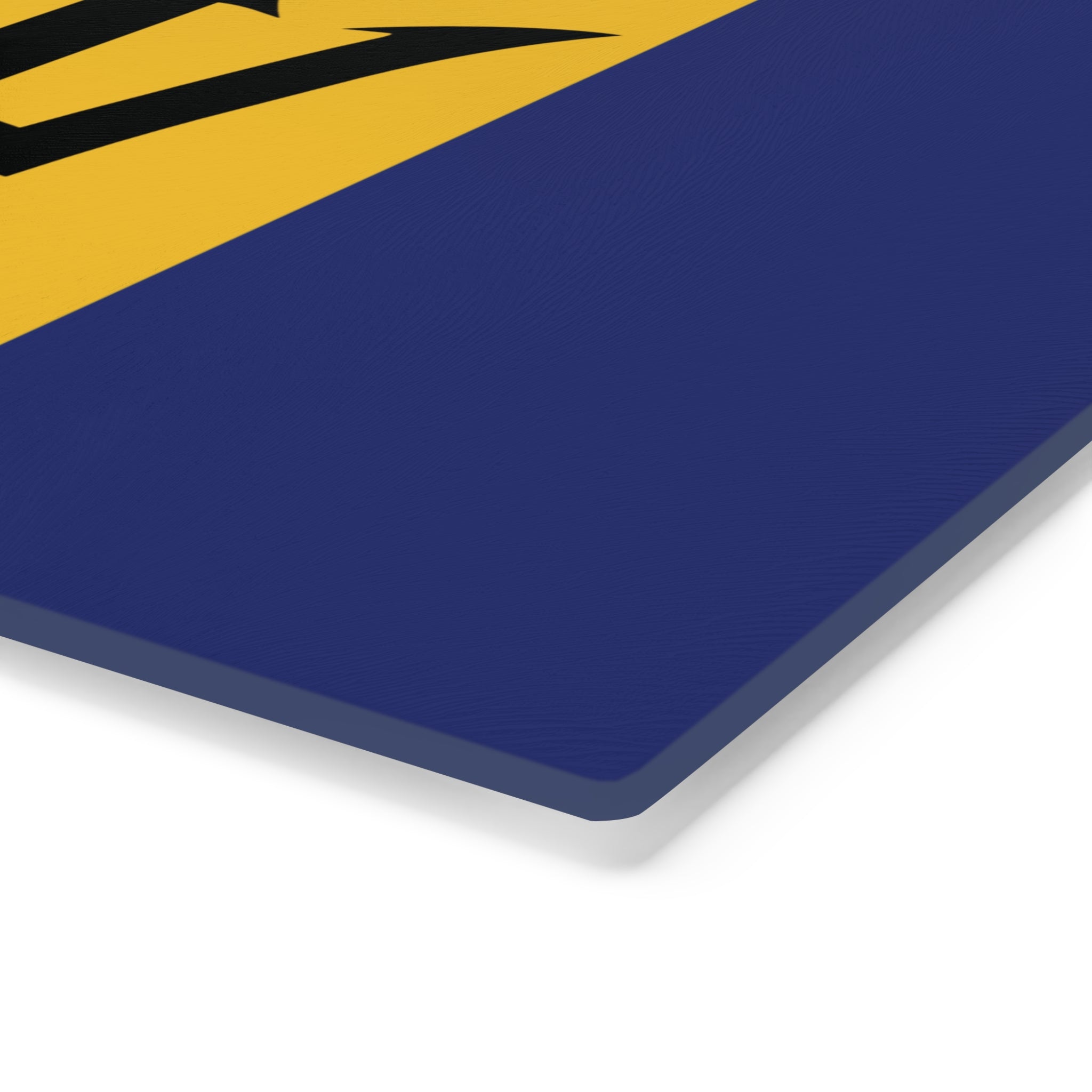 Barbados Flag Glass Cutting Board