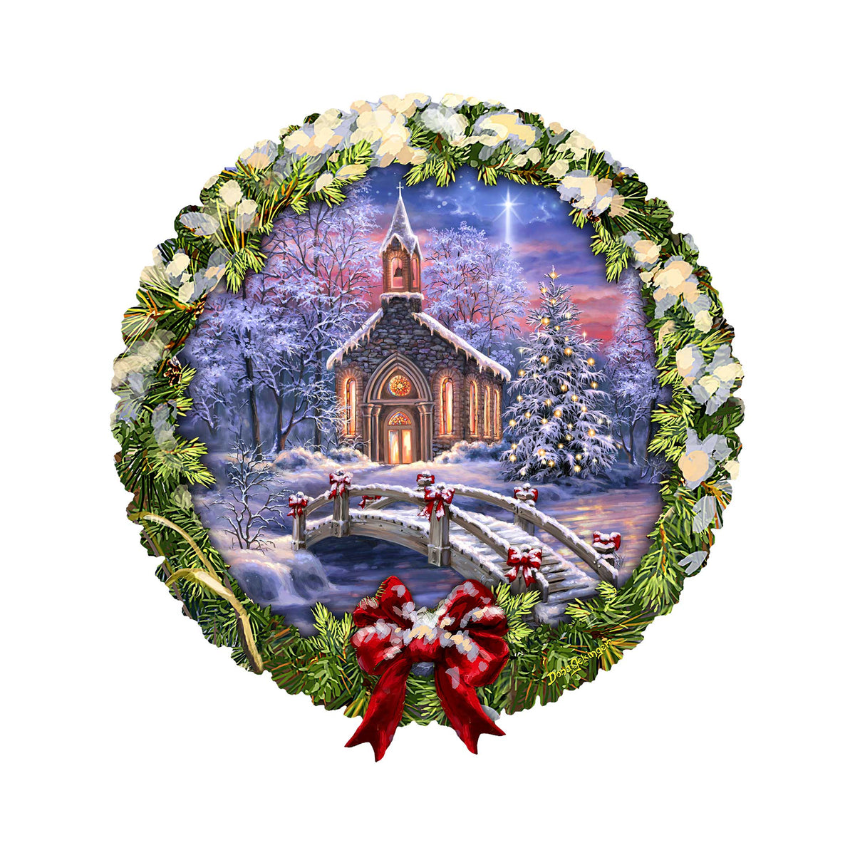 O Come Emmanuel Holiday Door Decor by D. Gelsinger - Nativity Holiday Decor - 8652814H-DG