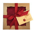 Square Pillow in Plush Red Ultra-Suede