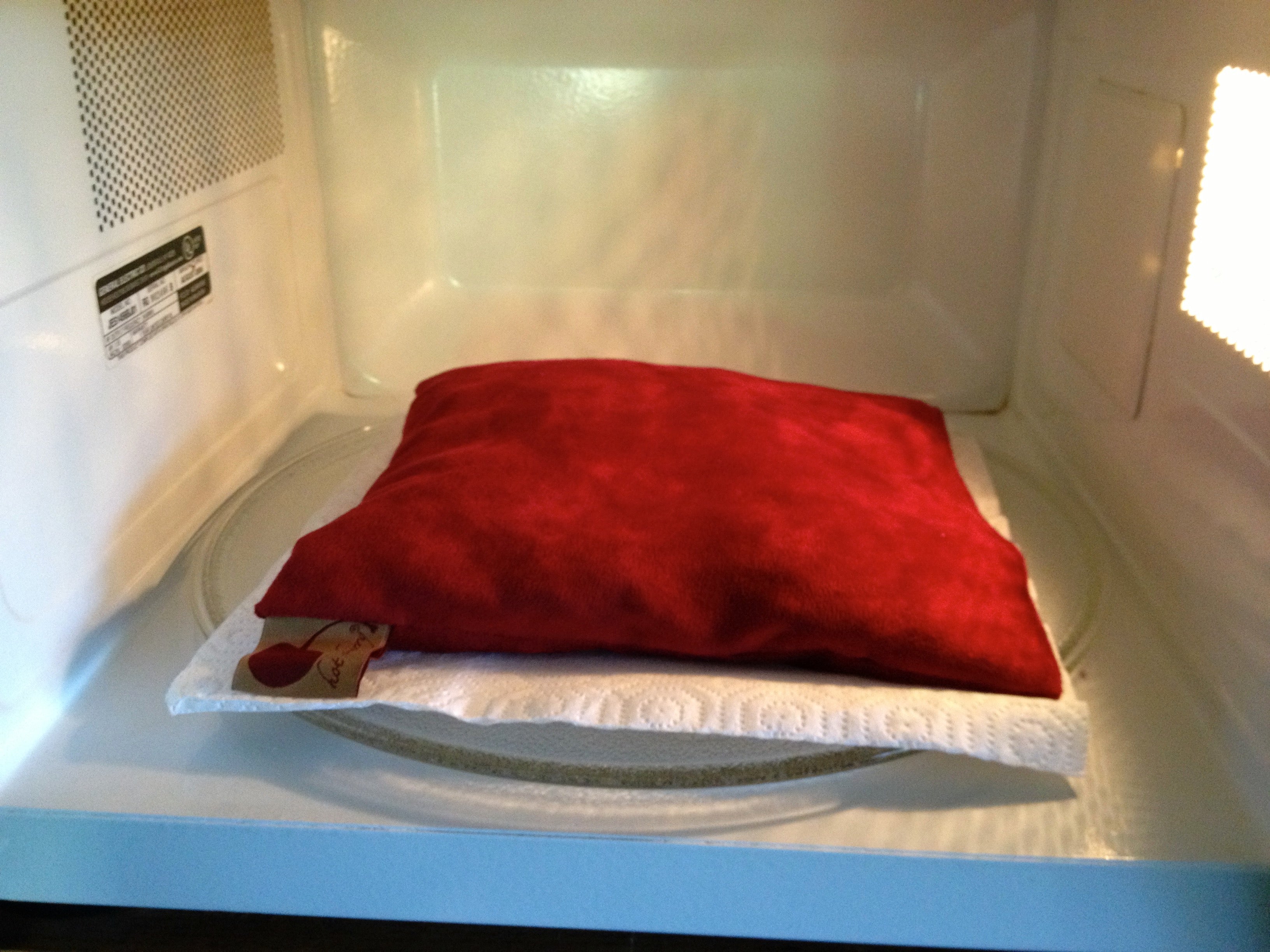 Square Pillow in Plush Red Ultra-Suede