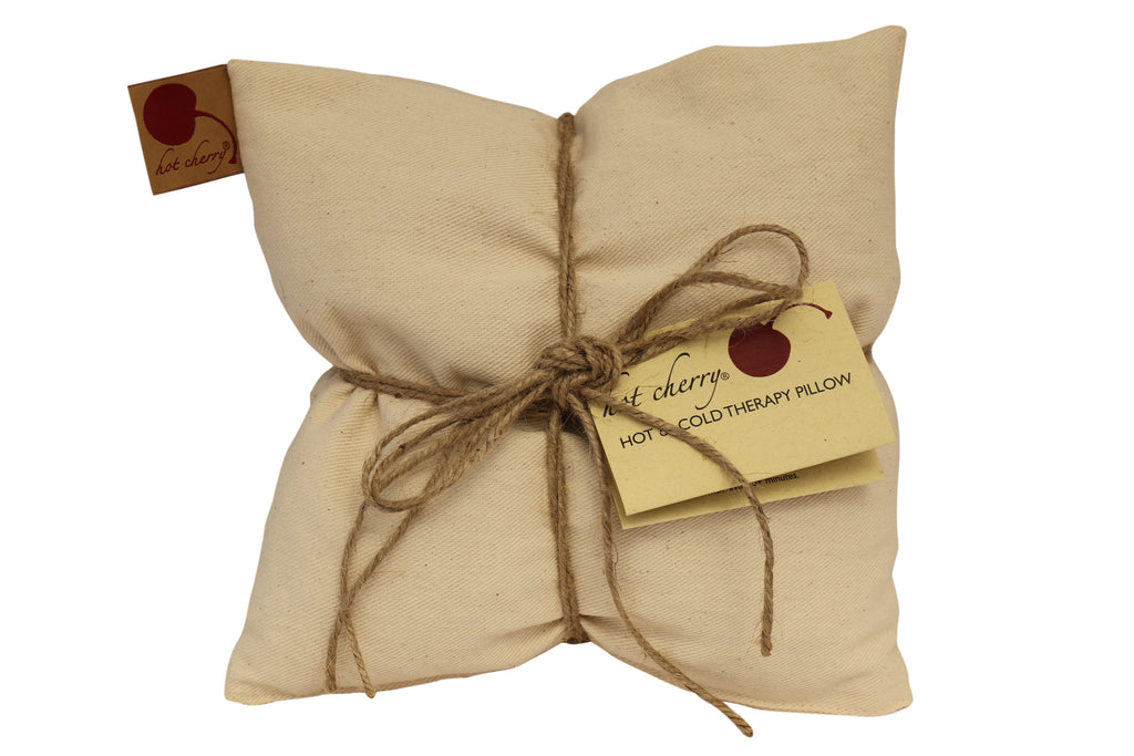 Double Square Pillow in Natural Denim