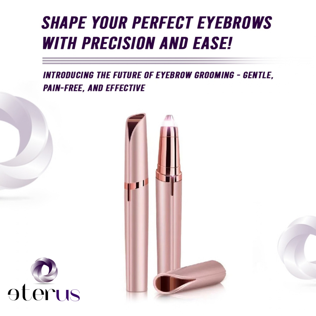 The Effortless Beauty Kit -Facial Hair Remover, Eyebrow Trimmer & Heated Eyelash Curler Set