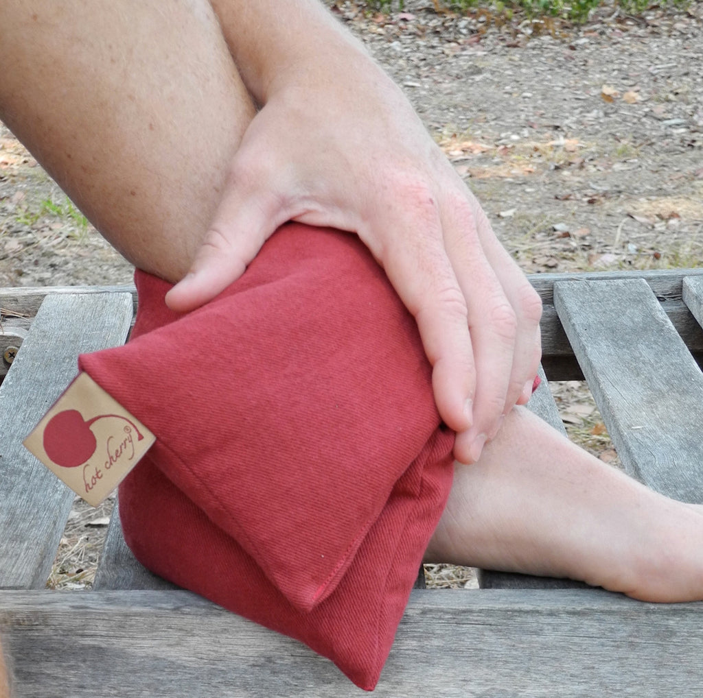 Neck Wrap in Red Denim