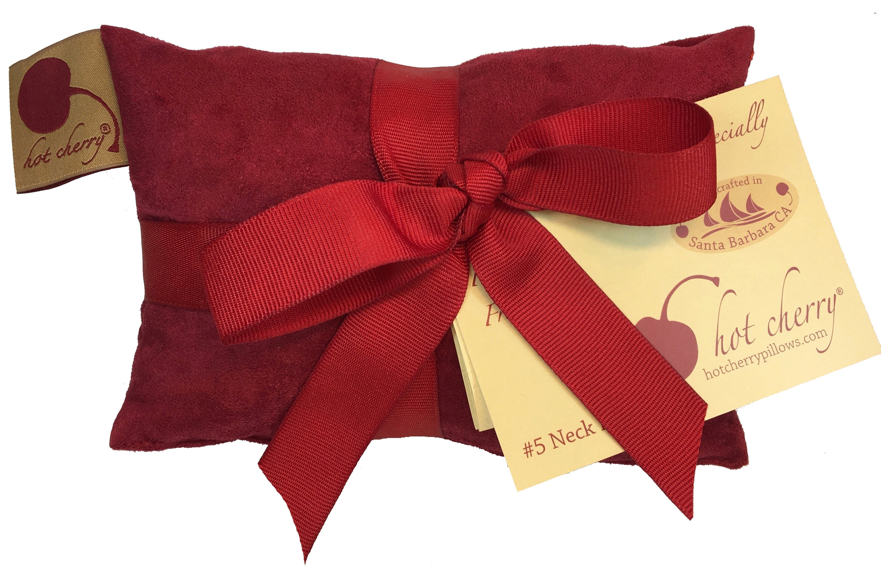 Neck Wrap in Plush Red Ultra-Suede
