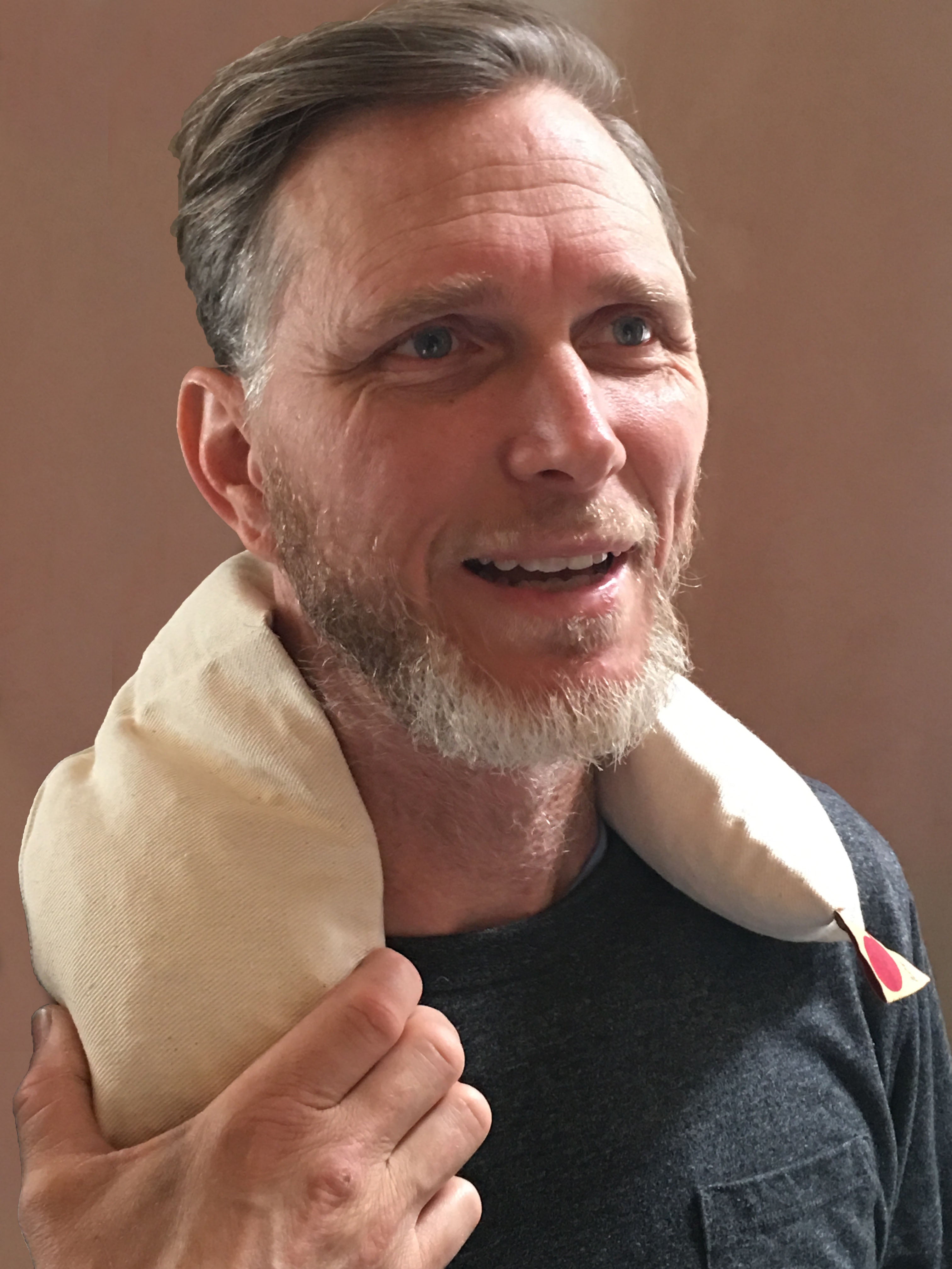 Neck Wrap in Unbleached, Pre-washed, Natural Denim