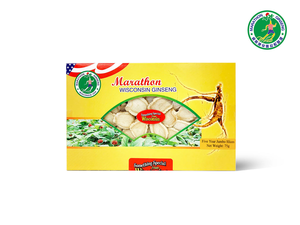 621 - 5 Yr Cultivated Ginseng Jumbo Slices   - 75g