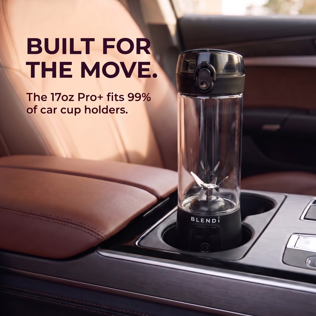 BLENDi Pro+ Portable Blender – 120W, 17oz, Crushes Ice, USB-C Rechargeable