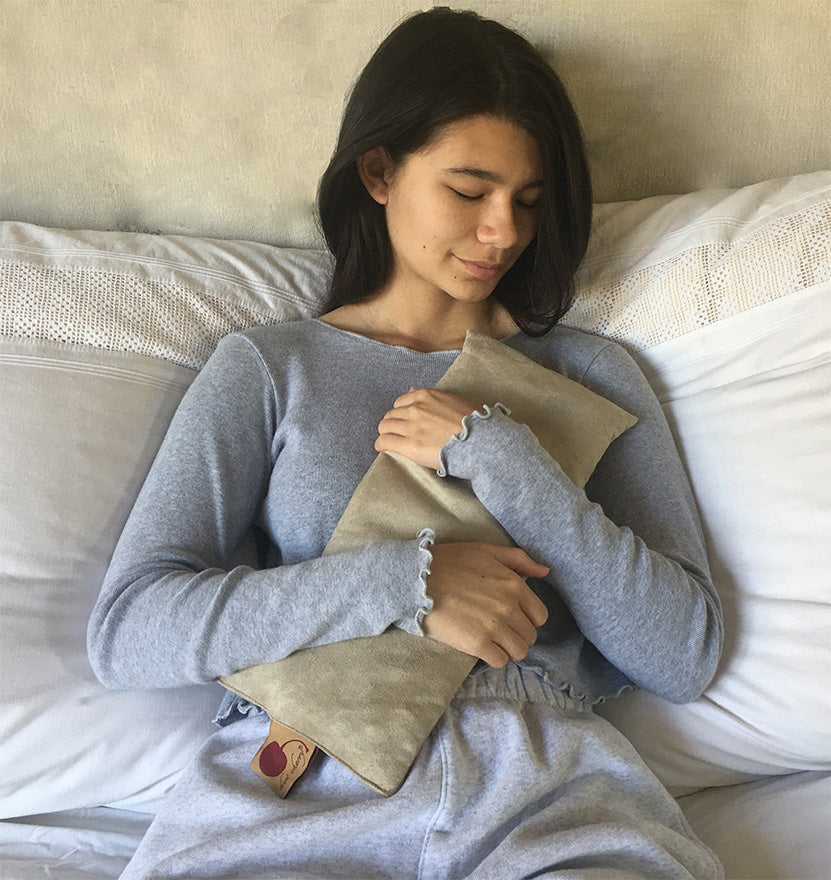 Rectangle/Cervical Pillow in Plush Tan Ultra-Suede