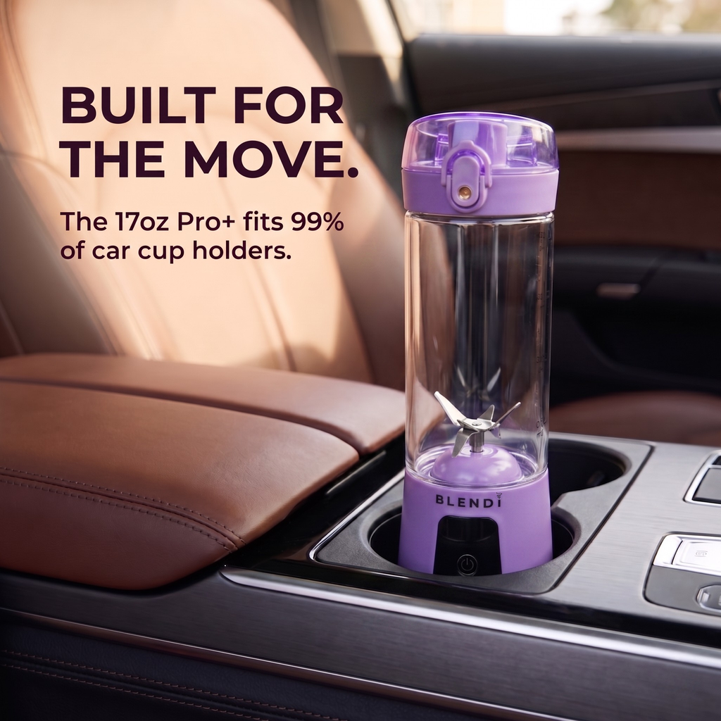BLENDi Pro+ Portable Blender – 120W, 17oz, Crushes Ice, USB-C Rechargeable