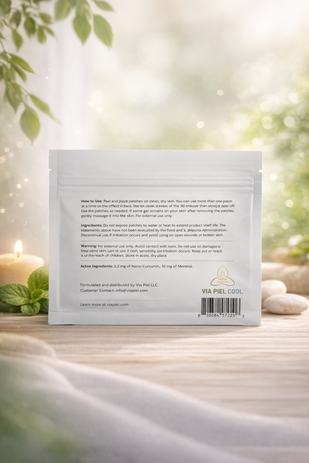 Via Piel XL Patches 5-Pack | Wellness Topical