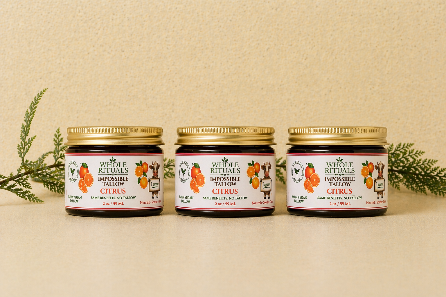 Citrus Vegan Tallow Alternative Moisturizing Balm