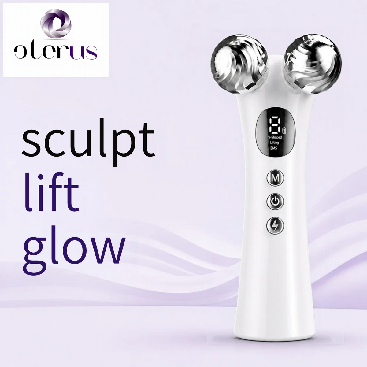 Advanced EMS Microcurrent Facial Toning & Body Sculpting Roller Massager