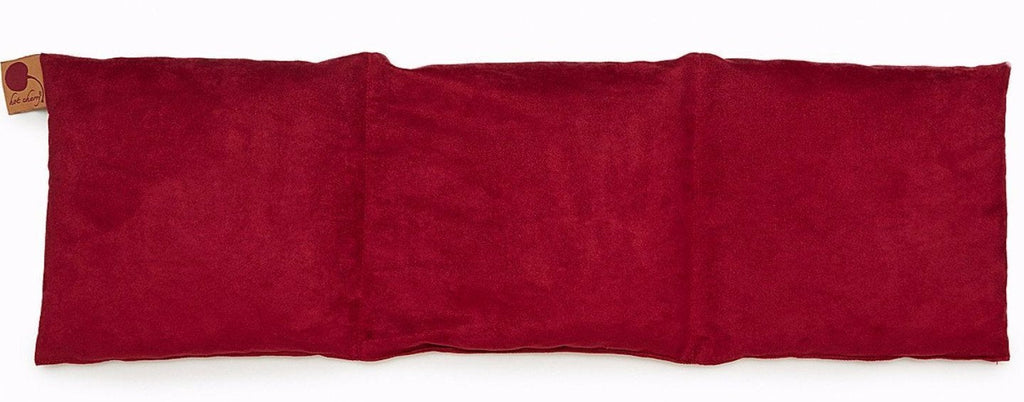 Triple Square Pillow in Plush Red Ultra-Suede