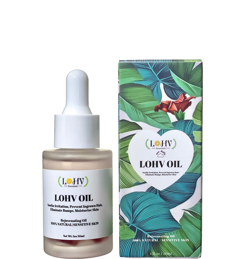 PREMIUM Multi-Purpose Rose Oil For Sensitive Skin. Clear Up Bumps, Ingrown Hairs On Face and Bikini Line, Soothes Irritation with Rosemary Oil + Vitamin E Oil + Grape Seed Oil + Sweet Almond Oil