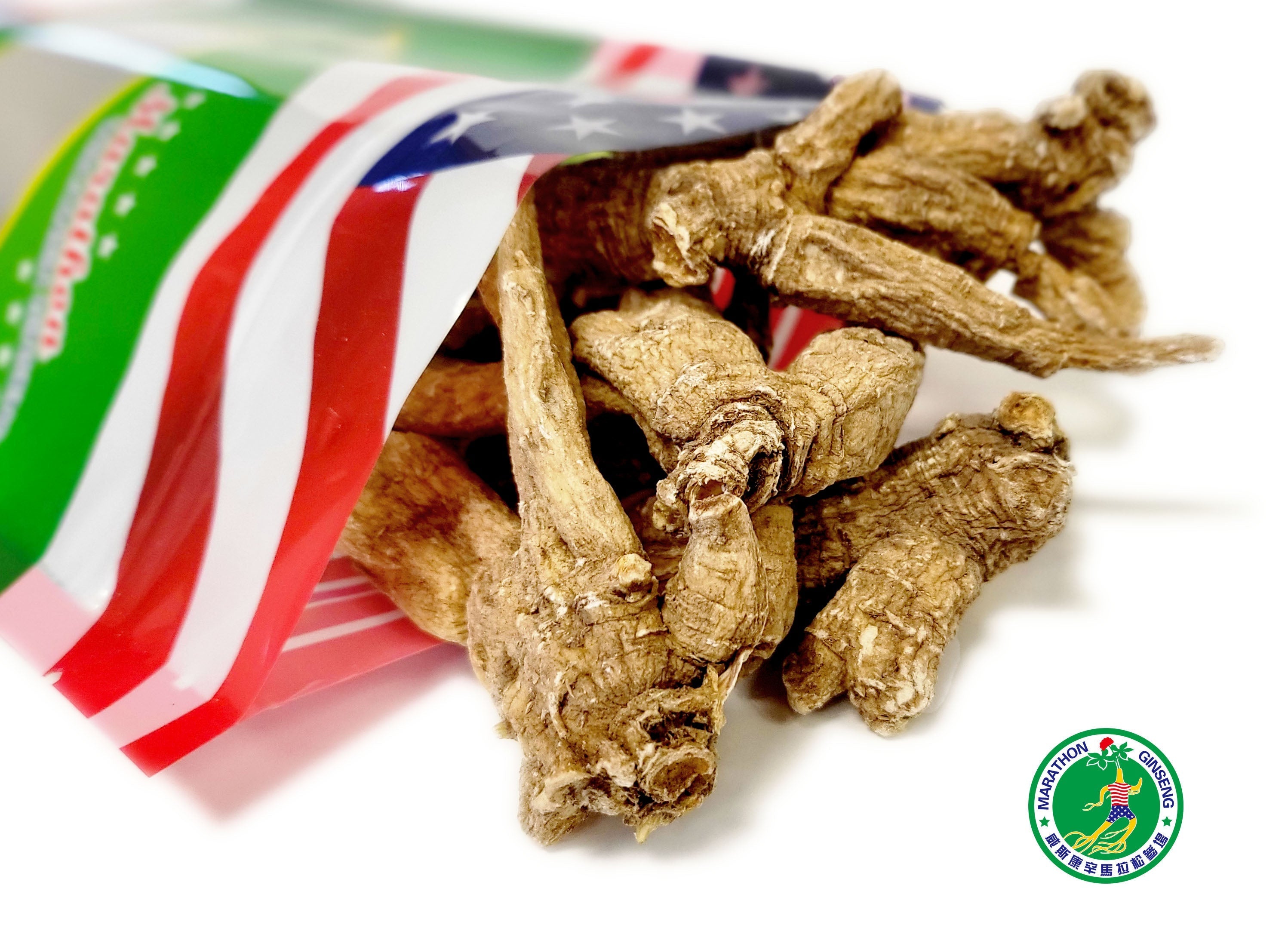 888-GREEN - 5 Yr Ginseng Root - 0.5lb