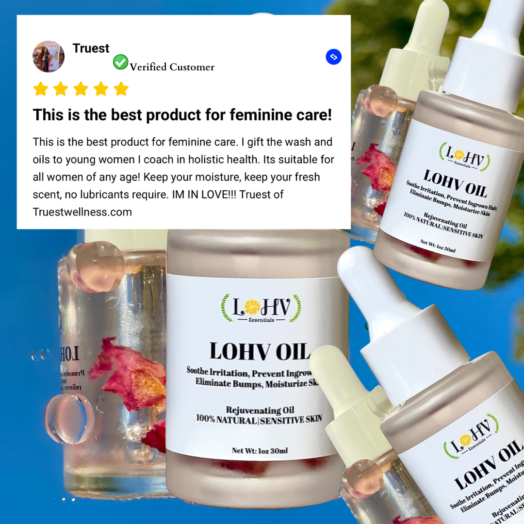 PREMIUM Multi-Purpose Rose Oil For Sensitive Skin. Clear Up Bumps, Ingrown Hairs On Face and Bikini Line, Soothes Irritation with Rosemary Oil + Vitamin E Oil + Grape Seed Oil + Sweet Almond Oil