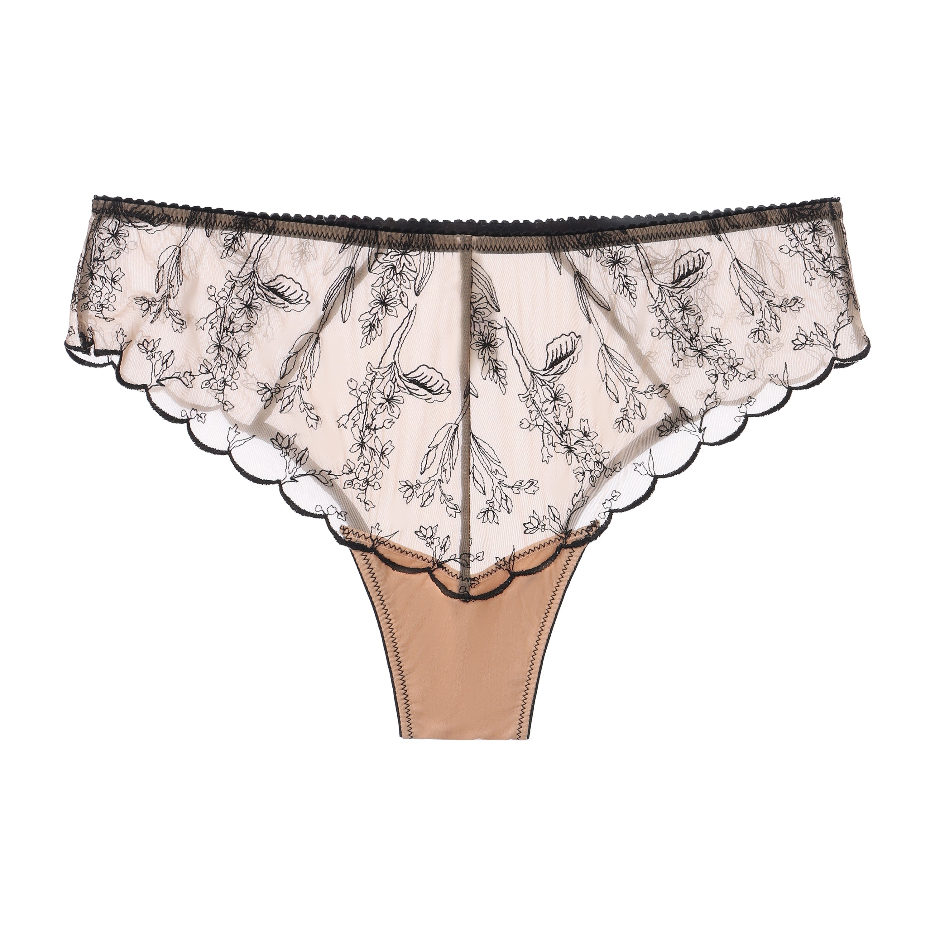 Kim Embroidery Cheeky on Jelly Fabric