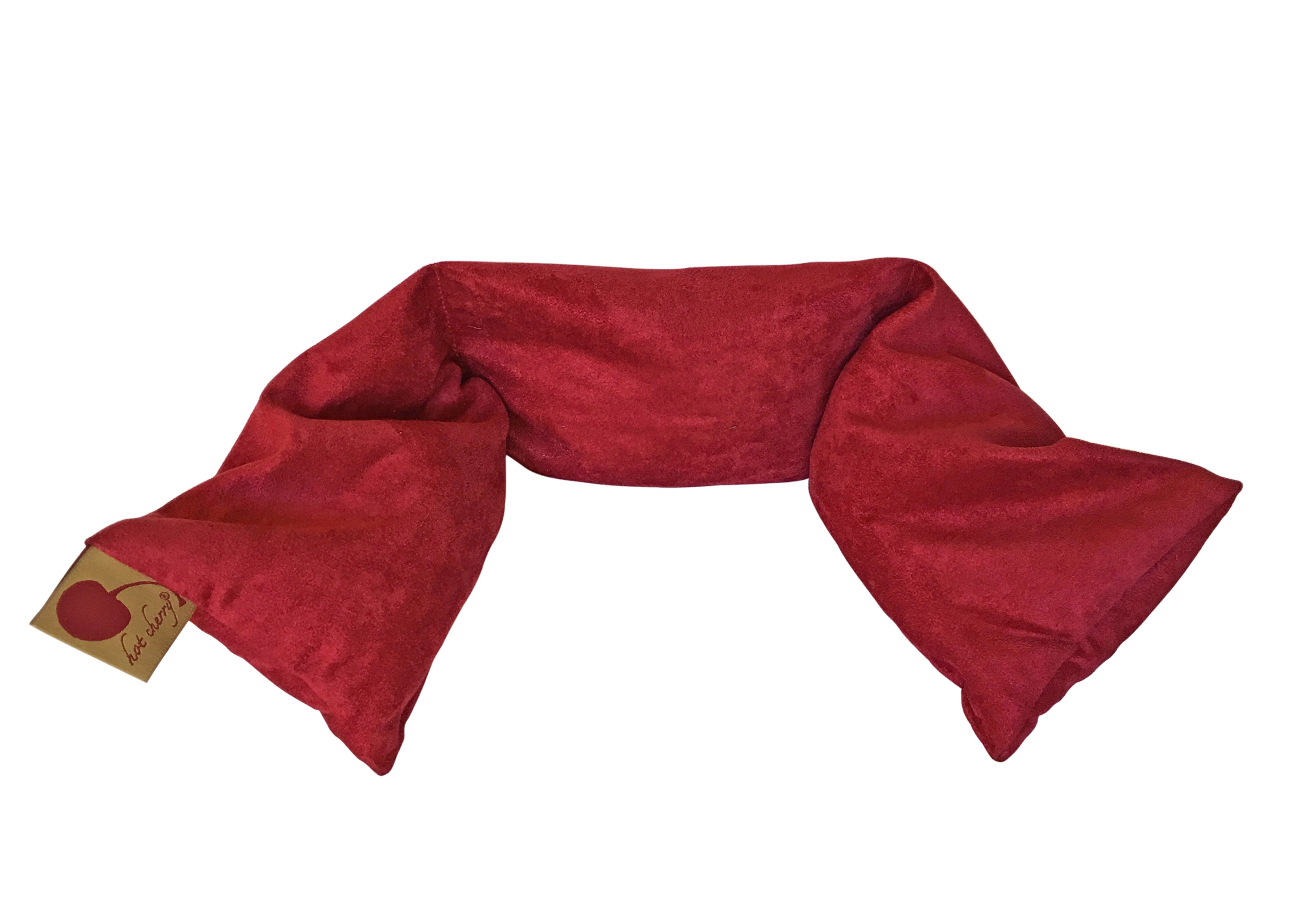 Neck Wrap in Plush Red Ultra-Suede