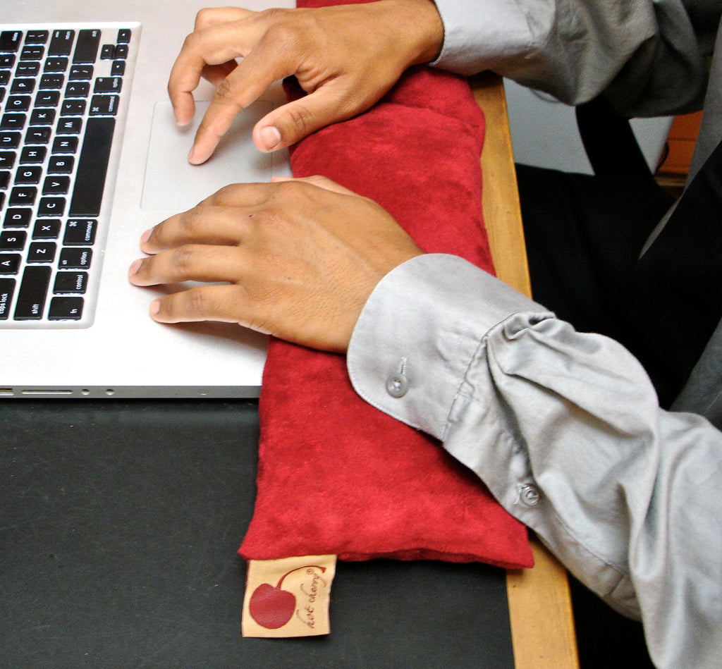 Neck Wrap in Plush Red Ultra-Suede