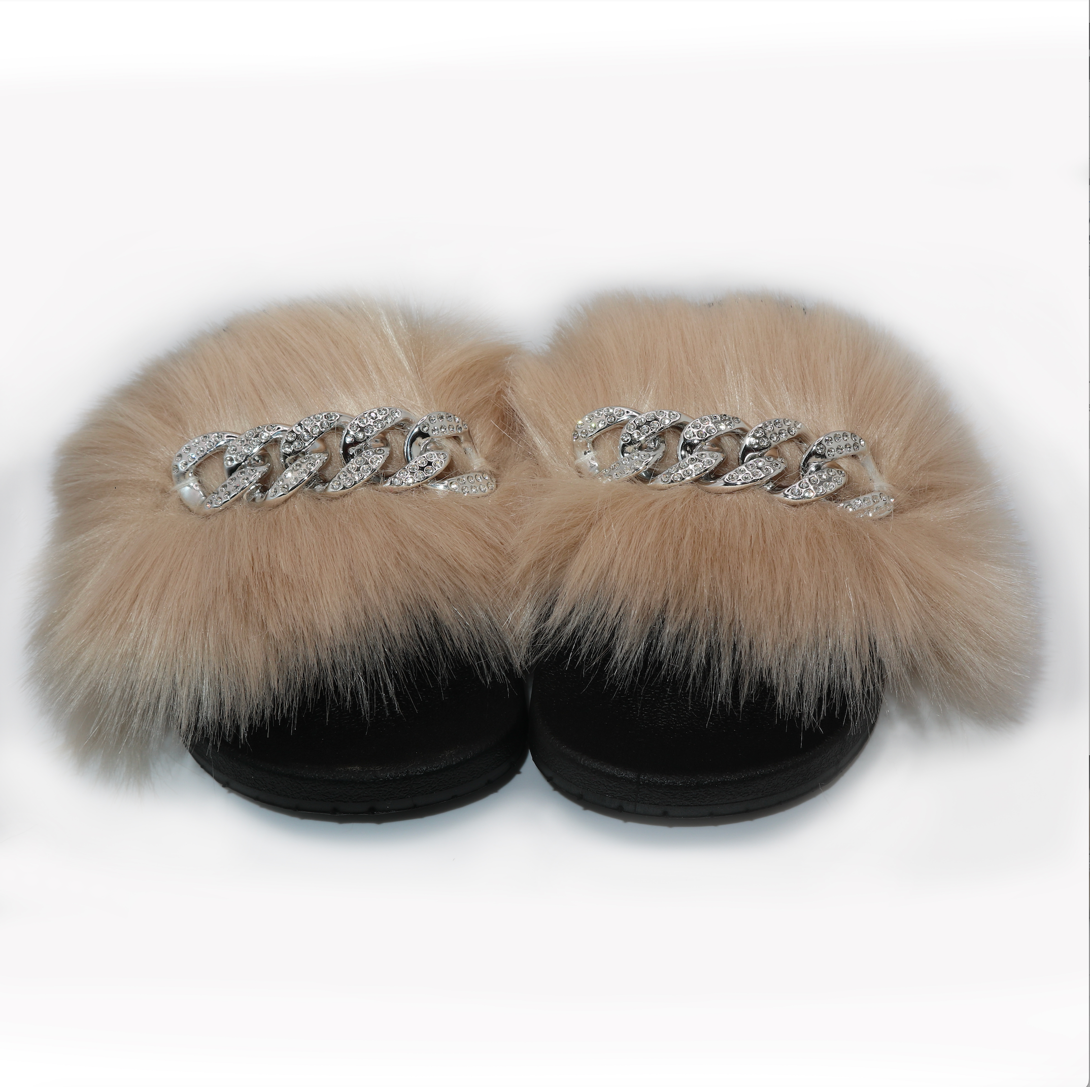 Michaela V Pupa Slippers — Tan