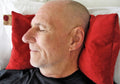 Double Square Pillow in Plush Red Ultra-Suede