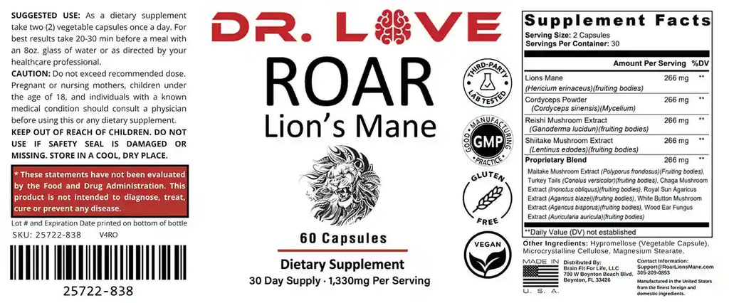 ROAR Lion's Mane