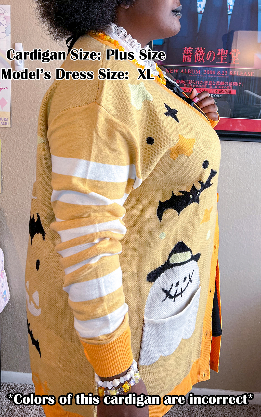 Haunted Night Oversize Cardigan
