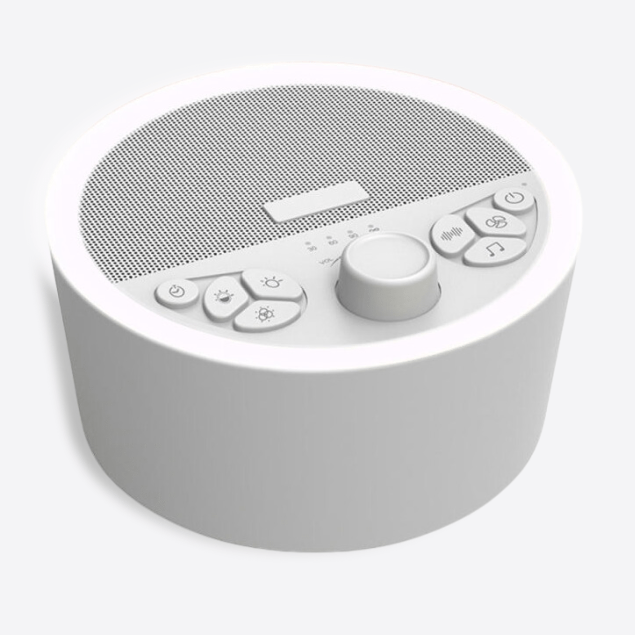 White Noise Sleep Machine with Lights - Portable & Rechargeable